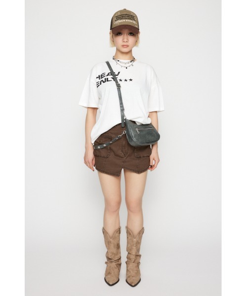 「LAGUA GEM」 半袖Tシャツ FREE ホワイト レディース_画像9