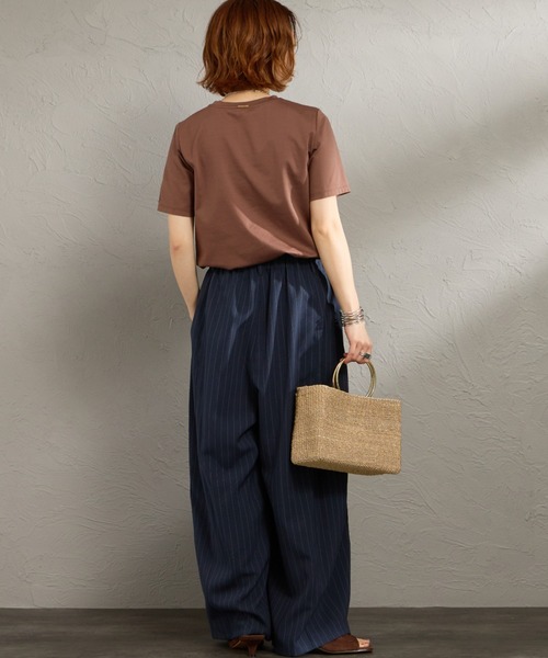 新品　マイカアンドディール　MICA&amp;DEAL　ロックTシャツ　スミクロ MICA&DEAL（マイカアンドディール） tシャツ ワンポイントロゴ刺繍T