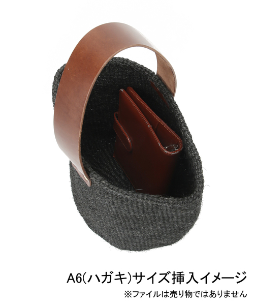 トートバッグ 「MACHAKOS /マチャコス」 レザーハンドルカゴBAG