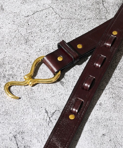 「TORY LEATHER」 ベルト 30 ブラウン メンズ_画像5
