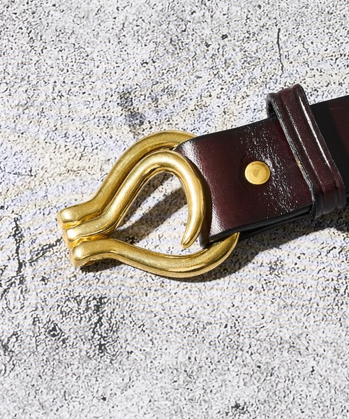 「TORY LEATHER」 ベルト 30 ブラウン メンズ_画像7