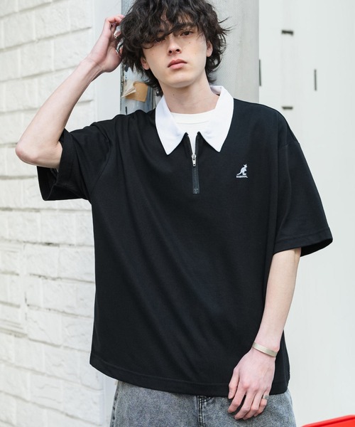 KANGOL（カンゴール） ポロシャツ 新色追加 別注コラボ 接触冷感鹿の子