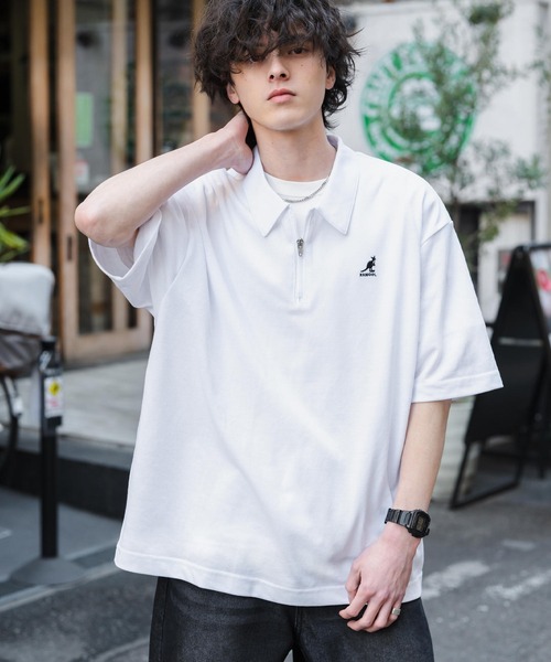 KANGOL（カンゴール） ポロシャツ 新色追加 別注コラボ 接触冷感鹿の子