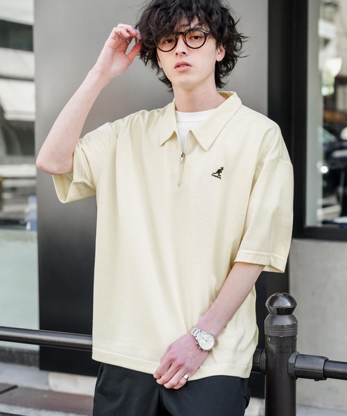 KANGOL（カンゴール） ポロシャツ 新色追加 別注コラボ 接触冷感鹿の子