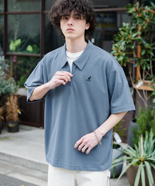 KANGOL（カンゴール） ポロシャツ 新色追加 別注コラボ 接触冷感鹿の子