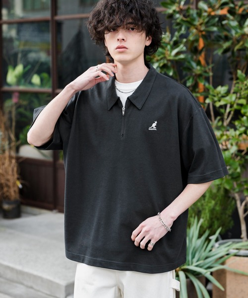 KANGOL（カンゴール） ポロシャツ 新色追加 別注コラボ 接触冷感鹿の子