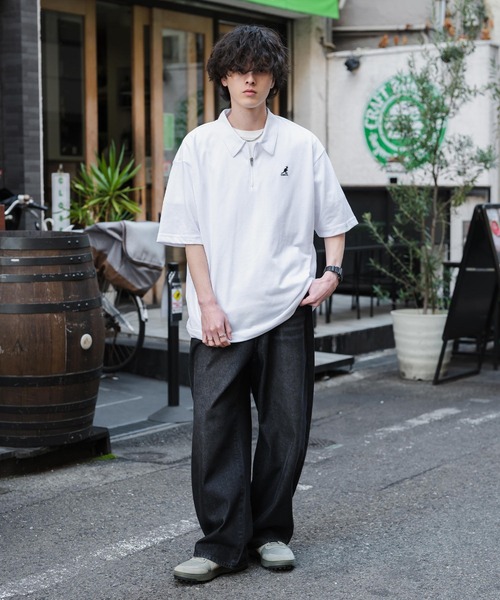 KANGOL（カンゴール） ポロシャツ 新色追加 別注コラボ 接触冷感鹿の子