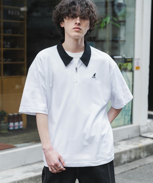 KANGOL（カンゴール） ポロシャツ 新色追加 別注コラボ 接触冷感鹿の子