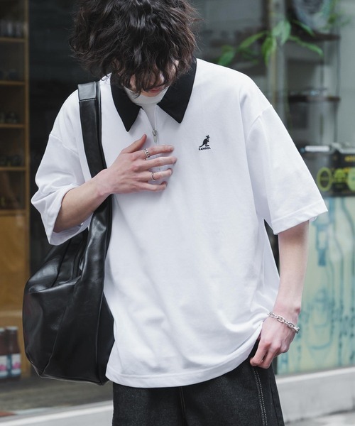 KANGOL（カンゴール） ポロシャツ 新色追加 別注コラボ 接触冷感鹿の子
