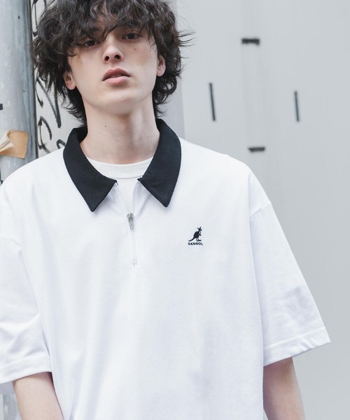 KANGOL（カンゴール） ポロシャツ 新色追加 別注コラボ 接触冷感鹿の子
