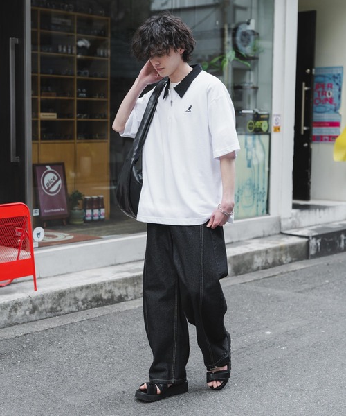 KANGOL（カンゴール） ポロシャツ 新色追加 別注コラボ 接触冷感鹿の子