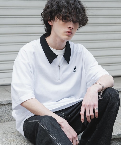 KANGOL（カンゴール） ポロシャツ 新色追加 別注コラボ 接触冷感鹿の子