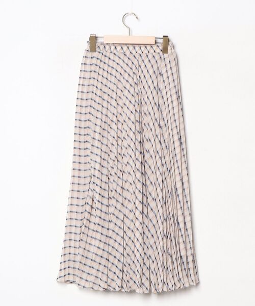 「Spick & Span」 プリーツスカート 38 ベージュ レディース_画像2