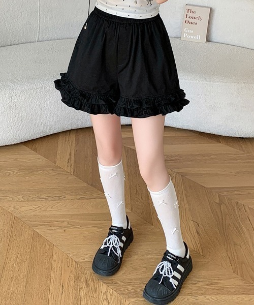 パンツ フリルヘムショートパンツ レディース : ZOZOTOWN Yahoo!店