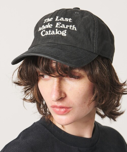 6 キャップ 帽子 「別注」「WHOLE EARTH CATALOG ×6」ロゴキャップ