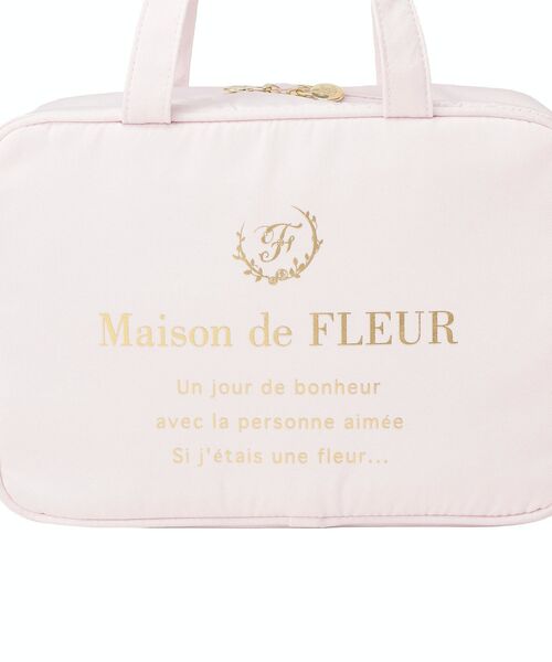 Maison de FLEUR（メゾンドフルール） トートバッグ サテンサイド