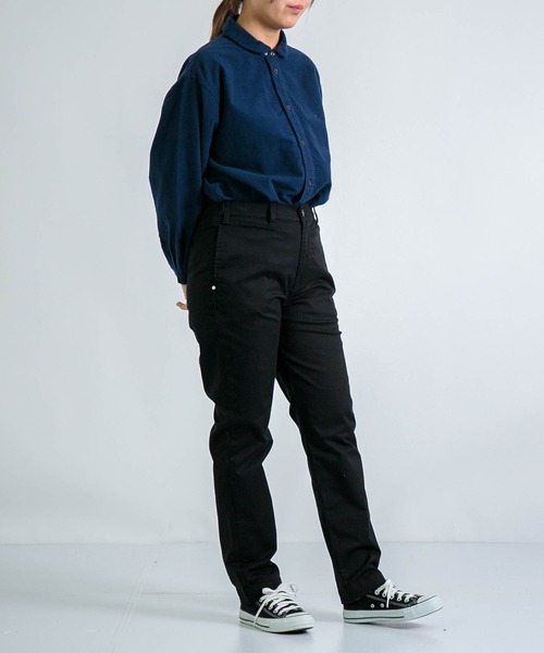 「D.M.G.」 チノパンツ L ネイビー レディース_画像8