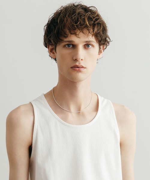 LURAKU タンクトップ 「LURAKU」Cropped Tank Top / クロップドタンク