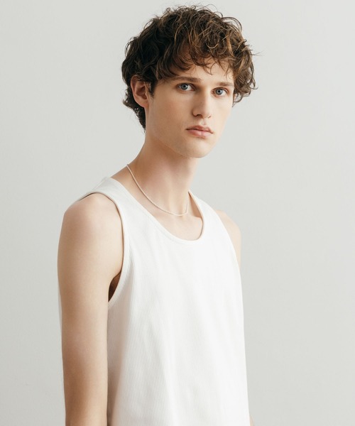 LURAKU タンクトップ 「LURAKU」Cropped Tank Top / クロップドタンク