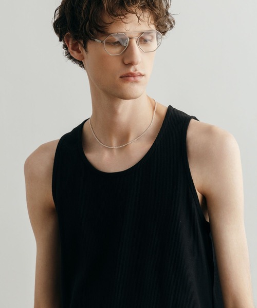 LURAKU タンクトップ 「LURAKU」Cropped Tank Top / クロップドタンク