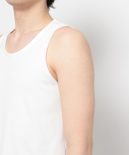 LURAKU タンクトップ 「LURAKU」Cropped Tank Top / クロップドタンク