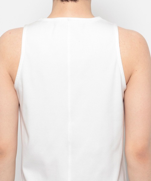 LURAKU タンクトップ 「LURAKU」Cropped Tank Top / クロップドタンク