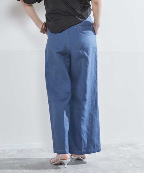 「VERMEIL par iena」 パンツ 38 ブルー レディース_画像6
