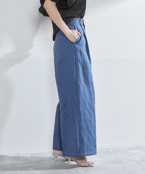 「VERMEIL par iena」 パンツ 38 ブルー レディース_画像7