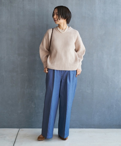 「VERMEIL par iena」 パンツ 38 ブルー レディース_画像9