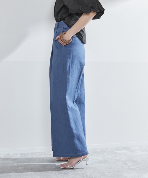 「VERMEIL par iena」 パンツ 38 ブルー レディース_画像10