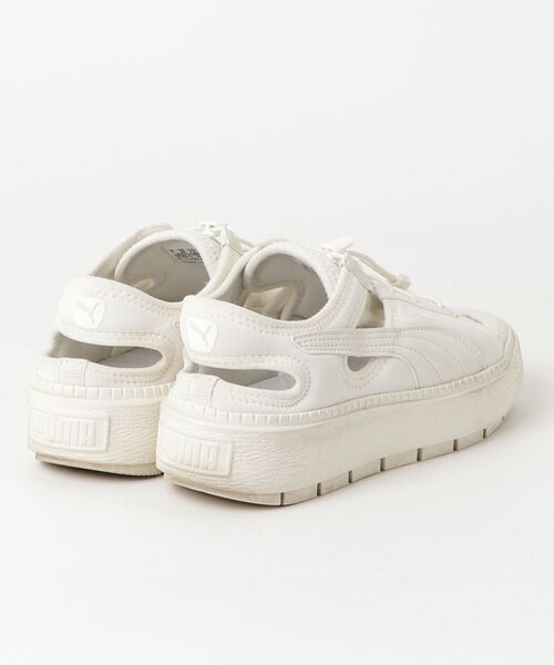 「PUMA」 ローカットスニーカー 24cm ベージュ レディース_画像2