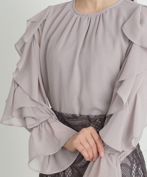 「PROPORTION BODY DRESSING」 長袖ブラウス SMALL ブルー レディース_画像8
