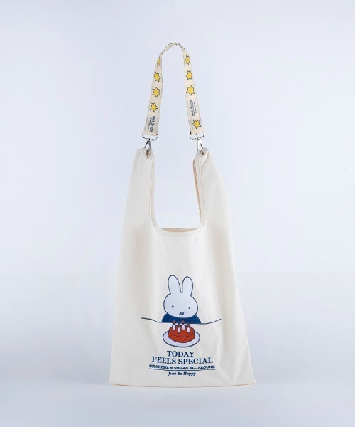 トートバッグ Dick Bruna ストラップ付ショッパーバッグ 「バースデー
