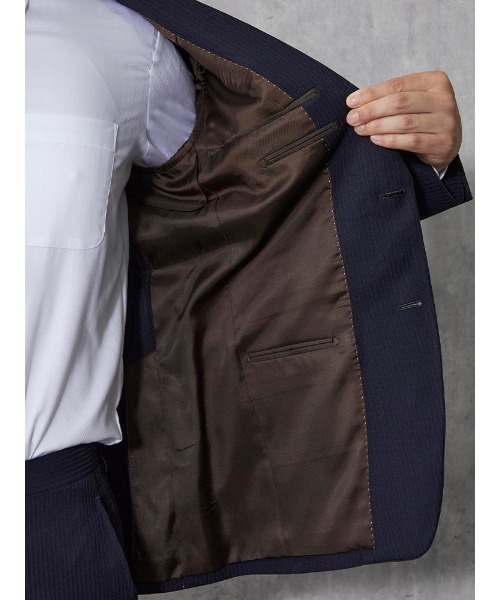 「Perfect Suit FActory」 スーツ AB7 ネイビー メンズ_画像8