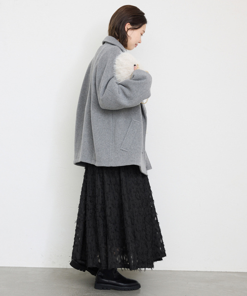 「SLOBE IENA」 フレアスカート 38 ブラック レディース_画像4