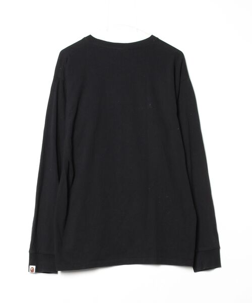A BATHING APE（アベイシングエイプ） 長袖Tシャツ X-LARGE ブラック