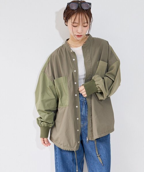 【美品】リメイクミリタリージャケット etsinta（エシンタ） ミリタリージャケット モッズコート 「etsinta