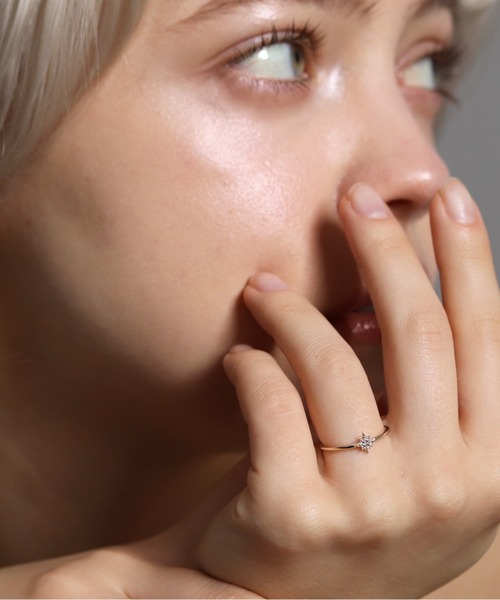 cui-cui（キュイキュイ） 指輪 リング ダイヤモンド スター リング