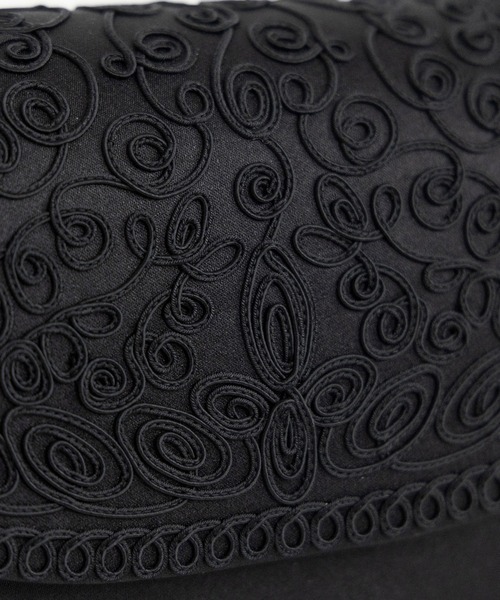 Canterbury バックパック ブラック 花刺繍 未使用 フォーマルバッグ 黒 レディース ソフトバッグ 日本製 大きめ 撥水