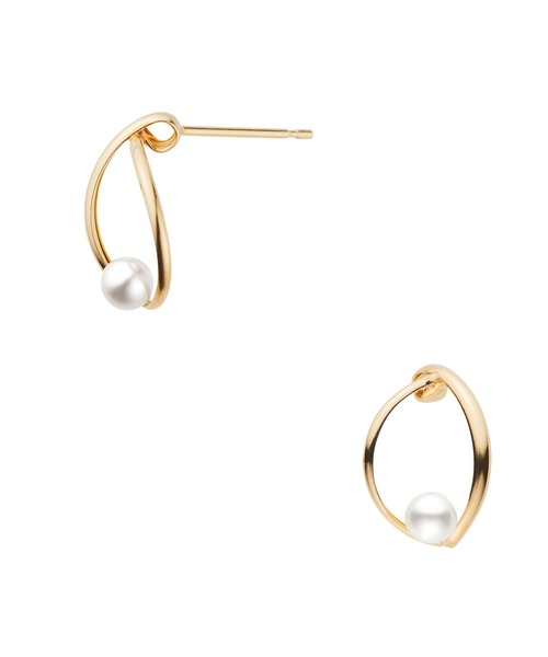 va vendome aoyama ピアス K10イエローゴールド 淡水パールピアス