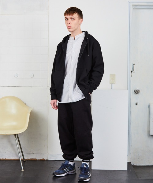 ロサンゼルスアパレル セットアップ スウェット スウェットパンツ M グレー LOS ANGELES APPAREL/ロサンゼルスアパレル 14oz Heavy Fleece