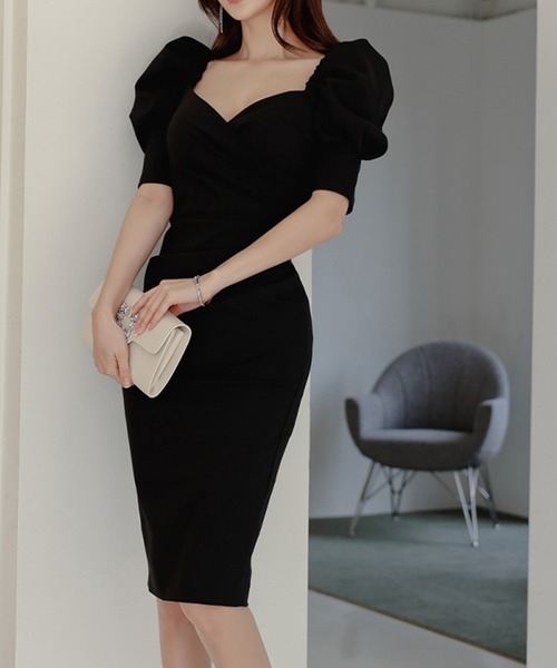 ワンピース パワショルハートネックタイトワンピース Zozotown Paypayモール店 通販 Paypayモール