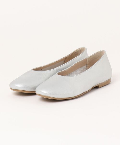 新品未使用！BONTRE（ボントレ）ソフトフラットパンプス スペイン製 39 ボントレ BONTRE ソフトフラットパンプス （パイソン
