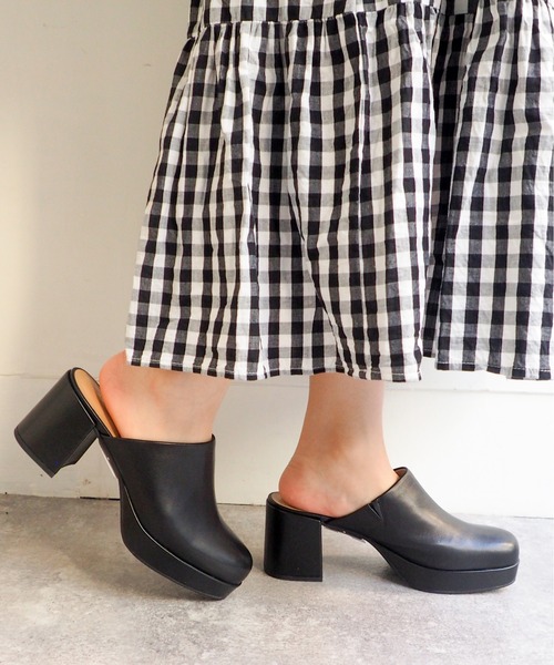 サンダル 厚底ミュール 1310197 レディース あしながおじさん