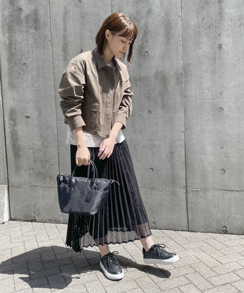COMME CA ISM ブルゾン アウター ストレッチ ショートブルゾン