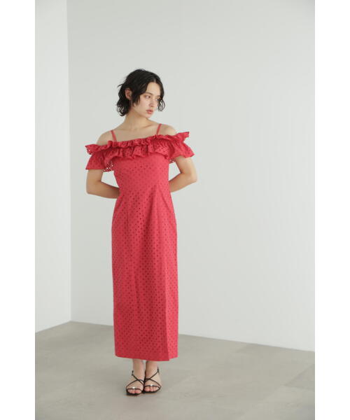 JILL STUART（ジルスチュアート） ワンピース ドットエンブロイダリー