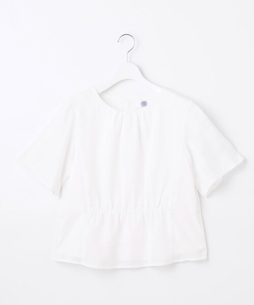 tシャツ スラブカラミチェック カットソー レディース tシャツ スラブカラミチェック カットソー レディース