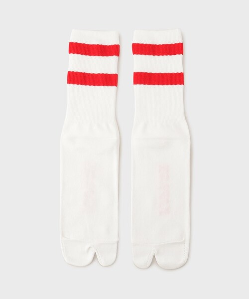 靴下 「NAPRON」 BORDER HANPU TABI SOX メンズ | TAKEO KIKUCHI | 05