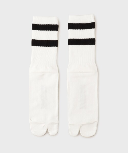 靴下 「NAPRON」 BORDER HANPU TABI SOX メンズ | TAKEO KIKUCHI | 11