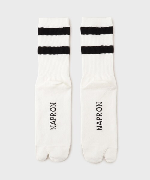 靴下 「NAPRON」 BORDER HANPU TABI SOX メンズ | TAKEO KIKUCHI | 12